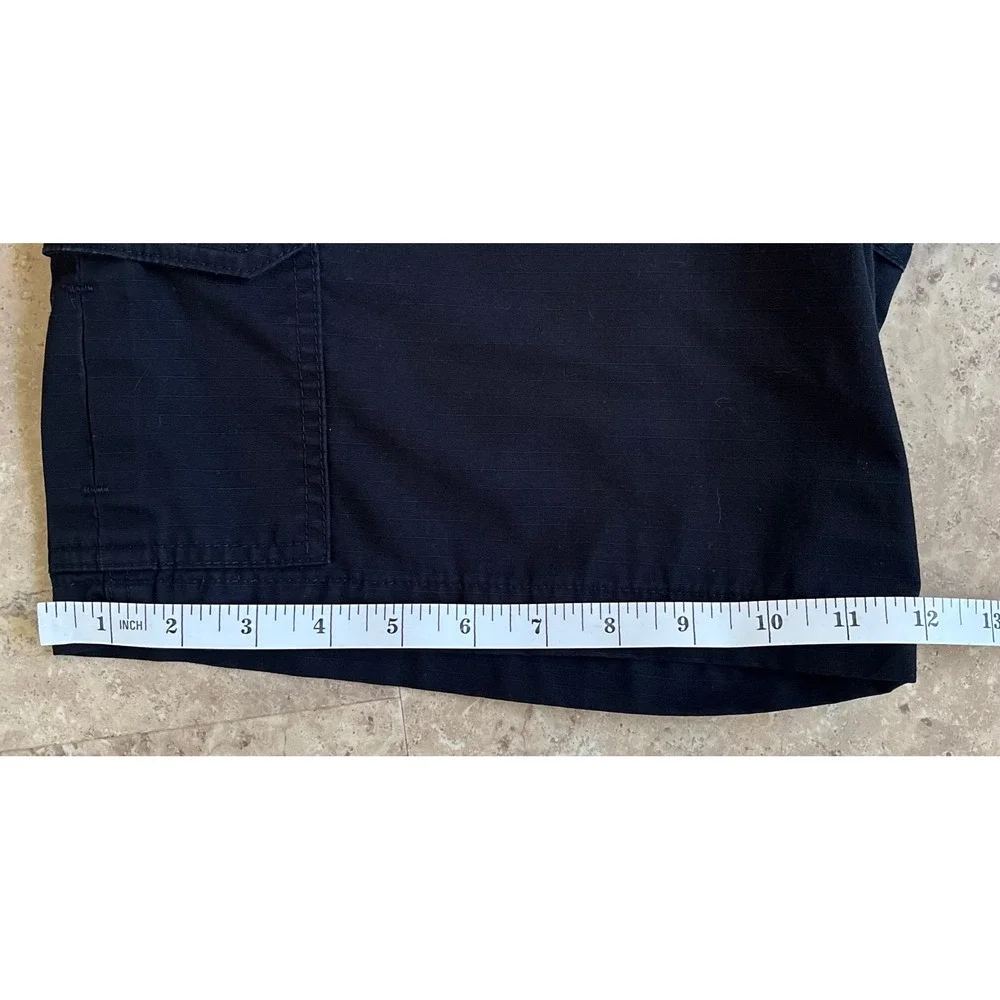 5.11 Tactical Series Mens Black Ripstop Cargo Shorts Size 32 Utility‎ Workwear